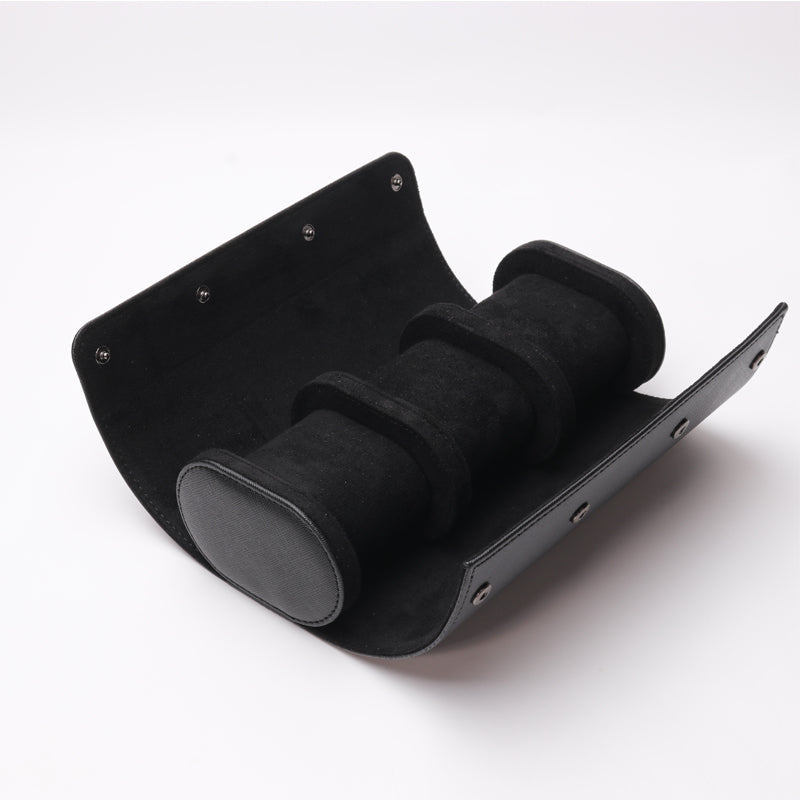 Vegan Leather Watch Roll - 3 Positions-4