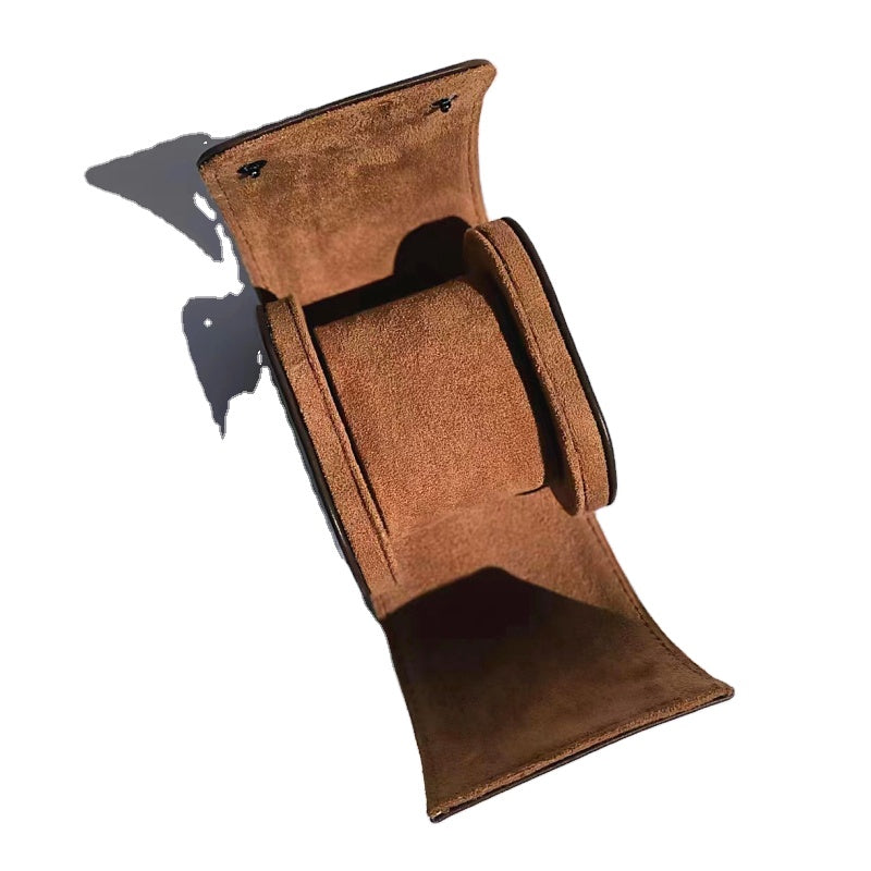 Vegan Leather Watch Roll – Single Positions-7